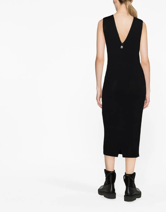 Strickkleid mit Logo, Midi-Länge - Image 4