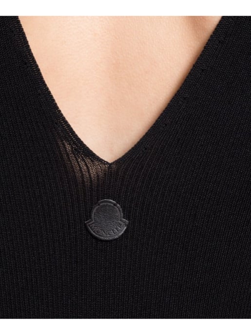 Strickkleid mit Logo, Midi-Länge - Image 5