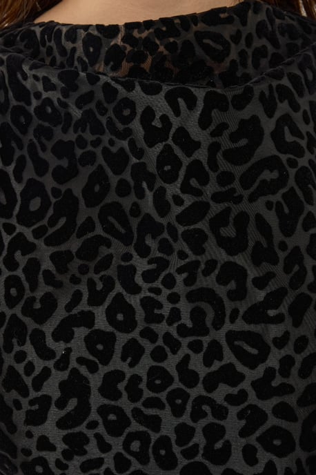 Leopardenmuster Bodycon Minikleid - Image 2