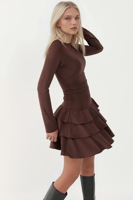 Rüschenshirt Mini-Kleid - Image 3