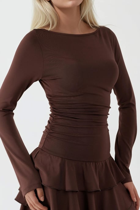 Rüschenshirt Mini-Kleid - Image 5