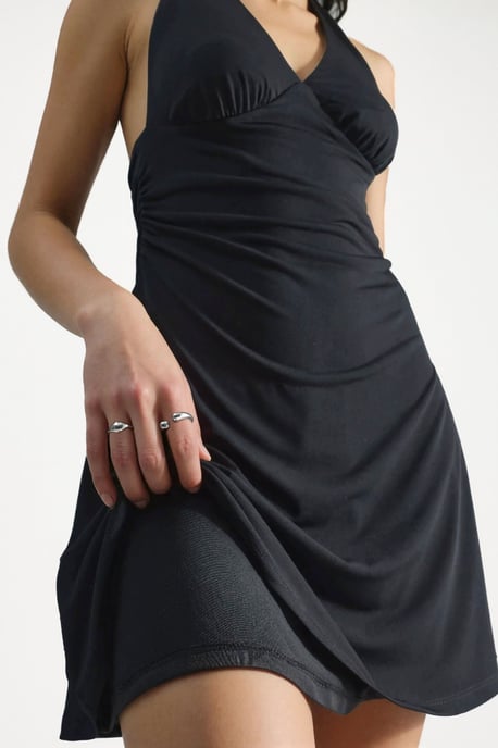 Halterkragen Mini Kleid - Image 6