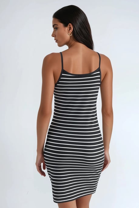 Riemchen Bodycon Mini Kleid - Image 3