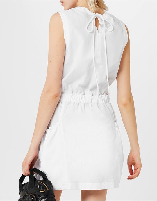 Ärmelloses Kleid mit Kordelzug - Image 4