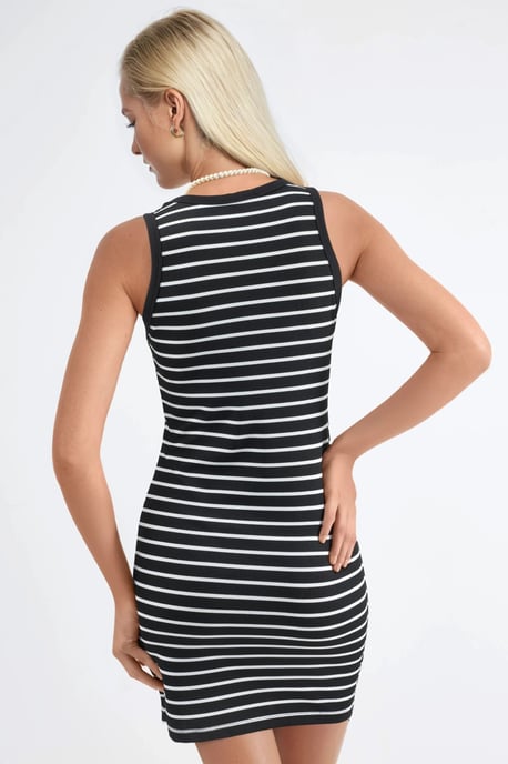 Körperbetontes Mini-Kleid mit Rundhalsausschnitt - Image 3