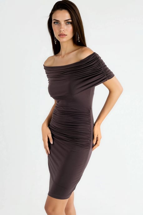 Strapless Bodycon Sandy Minikleid - Image 3