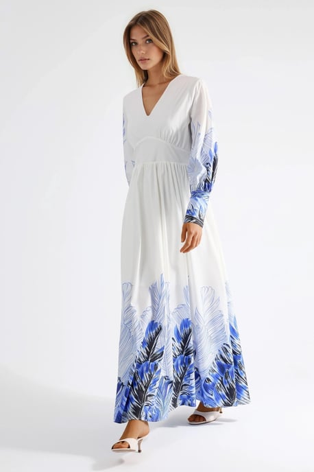 Tropical Floral Print Maxikleid - Image 2