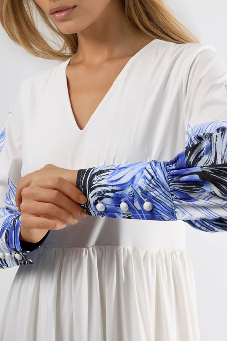 Tropical Floral Print Maxikleid - Image 6