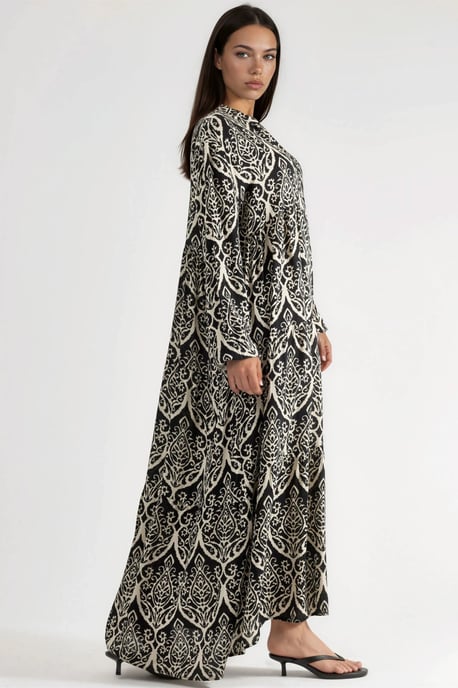 Bequemes Gemustertes Maxikleid - Image 2
