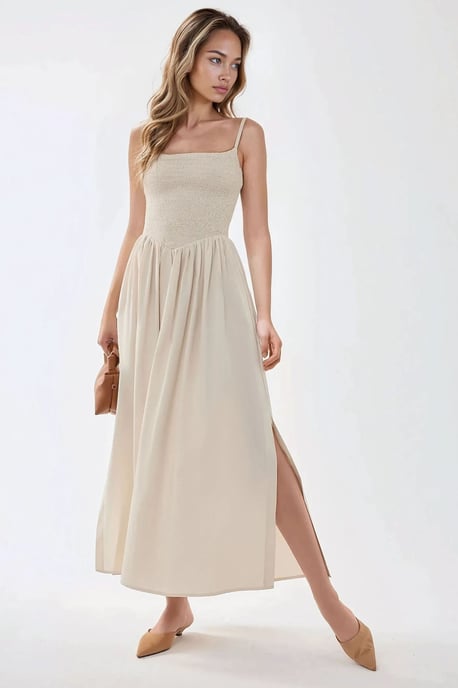 Maxikleid A-Form mit quadratischem Ausschnitt - Image 2