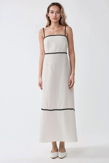 Maxikleid mit quadratischem Ausschnitt - Image 3