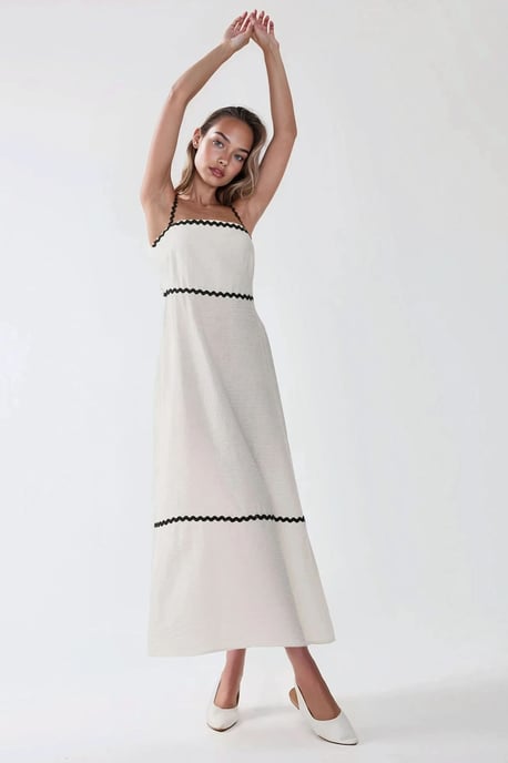 Maxikleid mit quadratischem Ausschnitt - Image 4