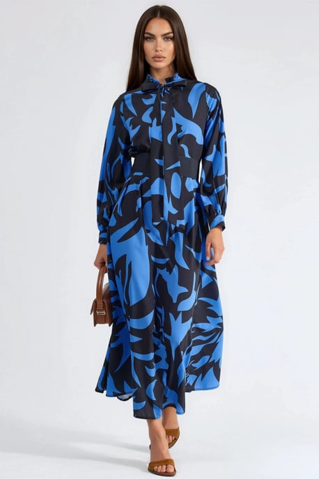 Gürteldetailliertes Maxikleid - Image 1