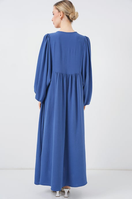 Gemustertes Maxikleid mit Schleife - Image 6