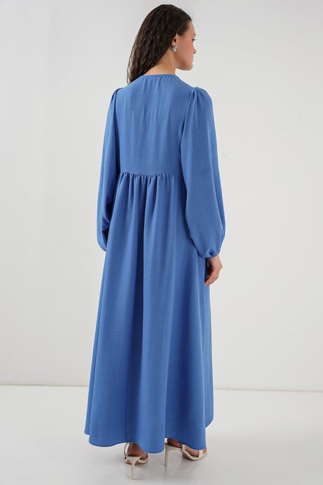 Gemustertes Maxikleid mit Schleife - Image 6