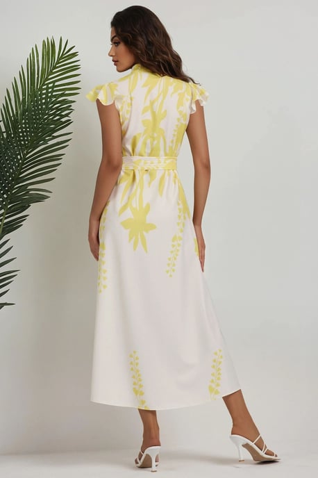 Blumenmuster Maxi-Kleid - Image 3