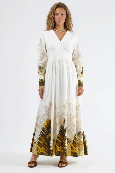 Tropisches Blumenmuster Maxikleid - Image 6