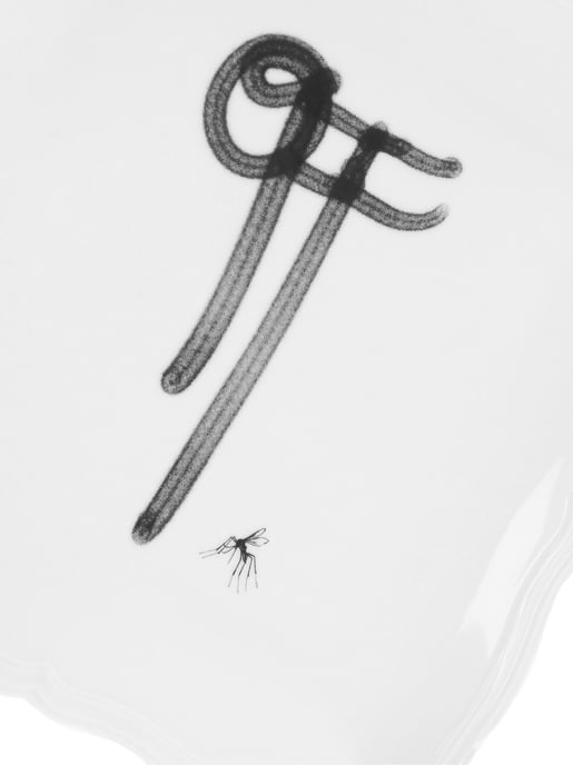 Off-White x Ginori 1735 Tablett, weißer quadratischer Tablettteller - Image 4