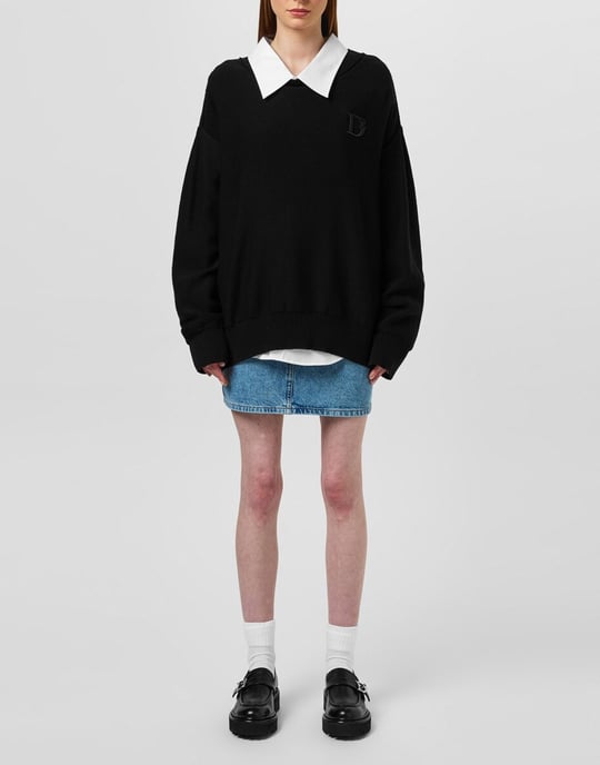 D2 Statement Logo Strickpullover - Image 2