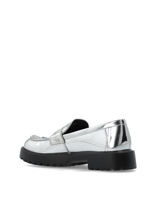 Klassische Loafer mit verspiegeltem Metallic-Logo - Image 3