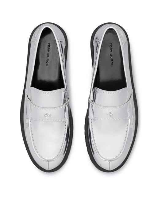 Klassische Loafer mit verspiegeltem Metallic-Logo - Image 4