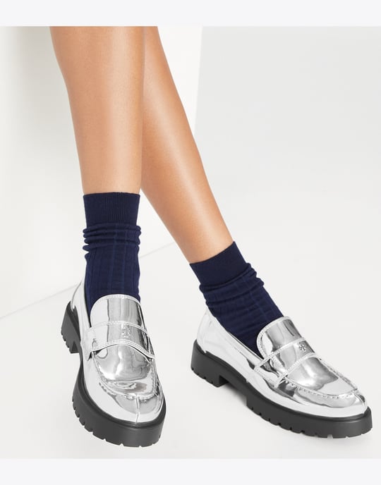 Klassische Loafer mit verspiegeltem Metallic-Logo - Image 6