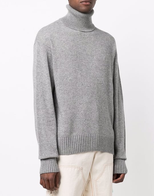 Einfacher Strick-Rollkragenpullover - Image 3