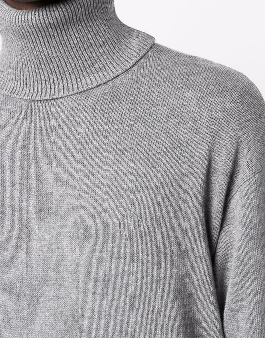Einfacher Strick-Rollkragenpullover - Image 5