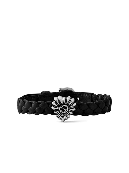 GG Logo Lederkettenarmband - Image 1
