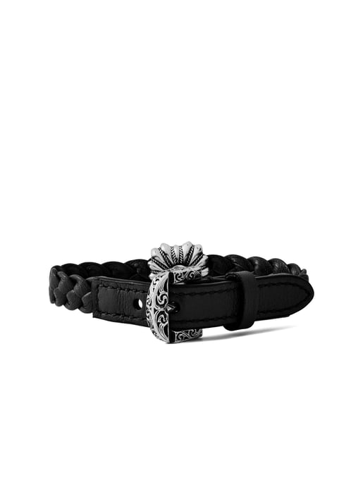 GG Logo Lederkettenarmband - Image 2