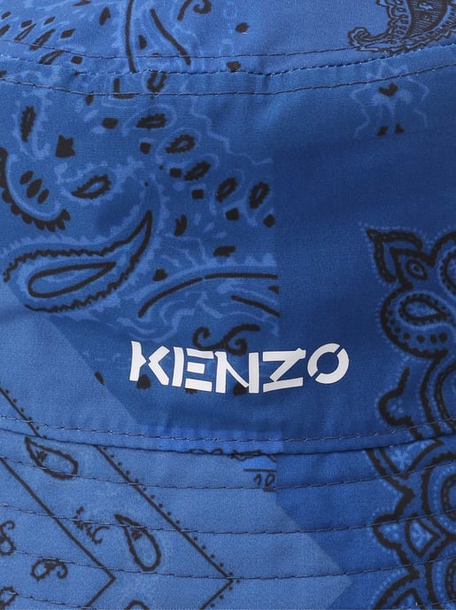 Paisley Bandana Logo Bucket Hat - Image 3