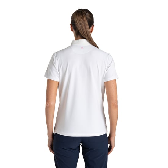 Craghoppers - "Thornbury" Poloshirt für Damen, Nosilife, Emblem, kurzärmlig (Weiß) - Image 2