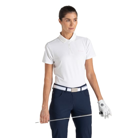 Craghoppers - "Thornbury" Poloshirt für Damen, Nosilife, Emblem, kurzärmlig (Weiß) - Image 3
