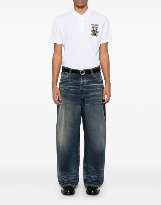 Poloshirt mit Teddybär-Logo - Image 2