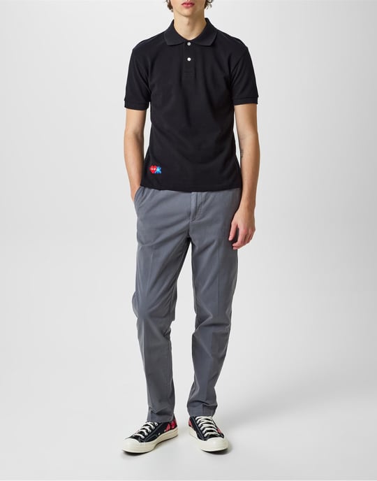 Poloshirt mit Heart Invader Logo - Image 2