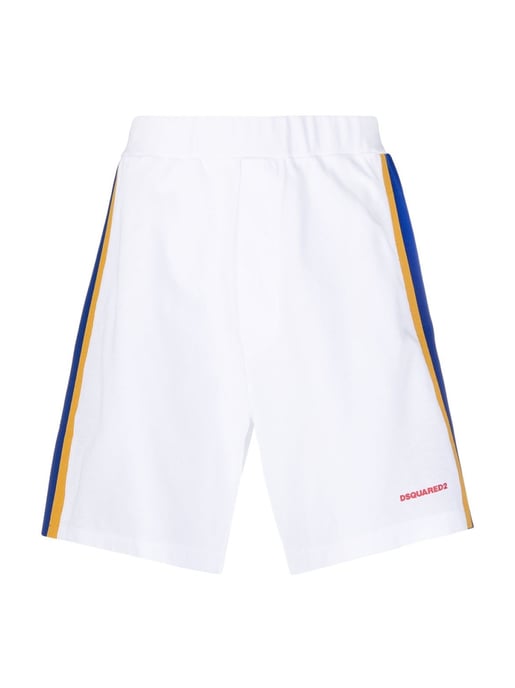 Shorts mit Seitenstreifen und Logo - Image 6