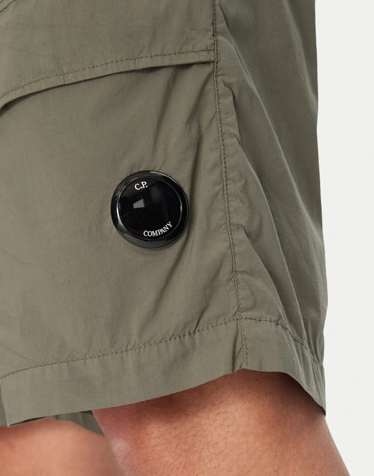 Lens Logo Cargo Stretch Bermuda Shorts - Image 5