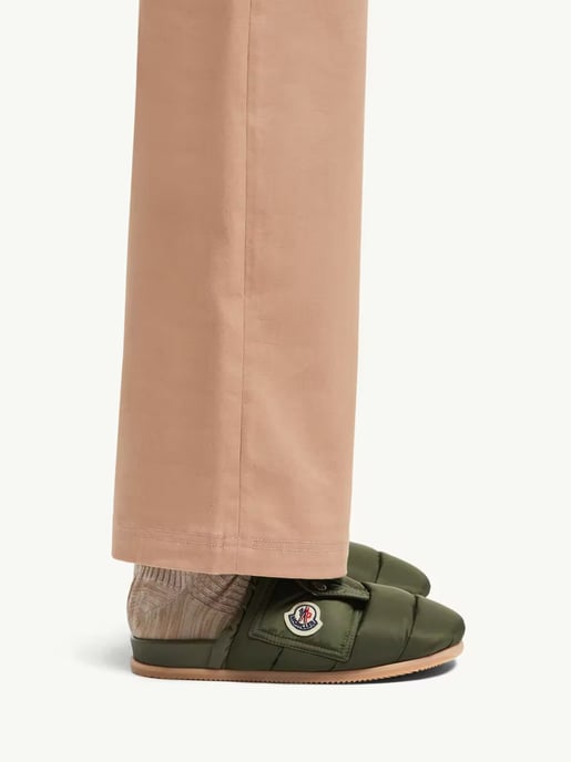 Mon Pocket Logo Patch Padded Down Mules - Image 5