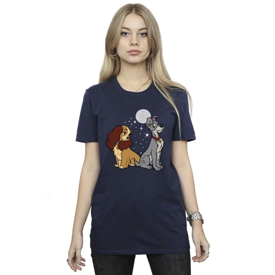 Disney - "Lady And The Tramp" T-Shirt für Damen (Marineblau) - Image 2