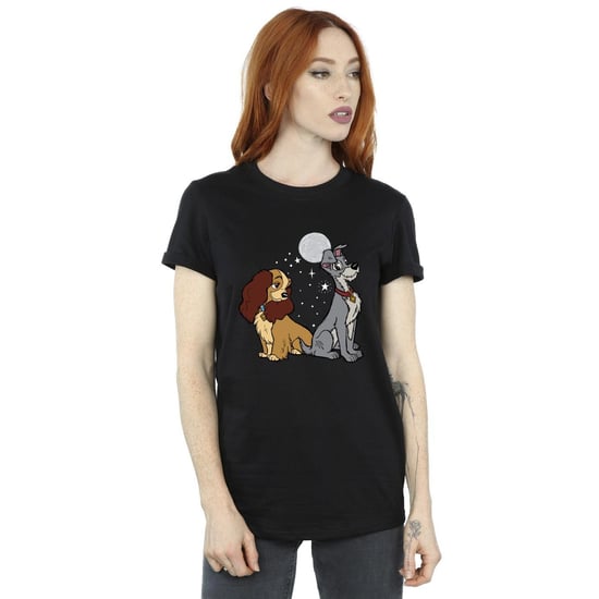 Disney - "Lady And The Tramp" T-Shirt für Damen (Schwarz) - Image 2