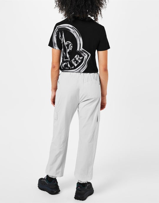 Cargohose aus Baumwolle mit Logo - Image 4