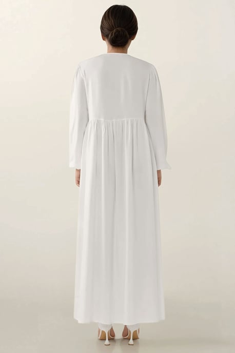 Maxikleid mit A-Linien-Schnitt und Rundhalsausschnitt - Image 5