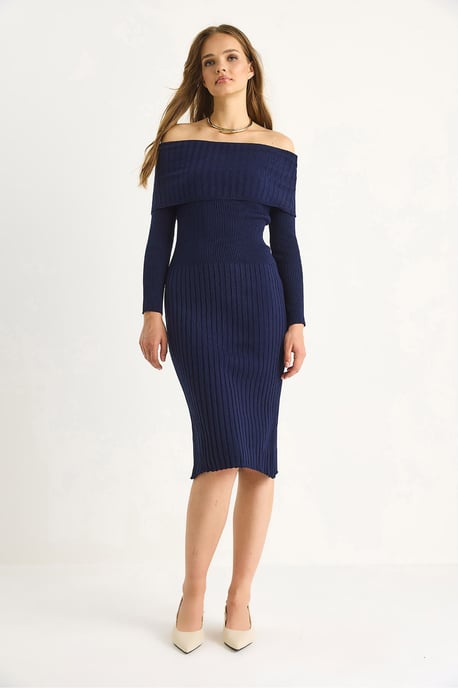Ripp-Midi-Kleid - Image 2