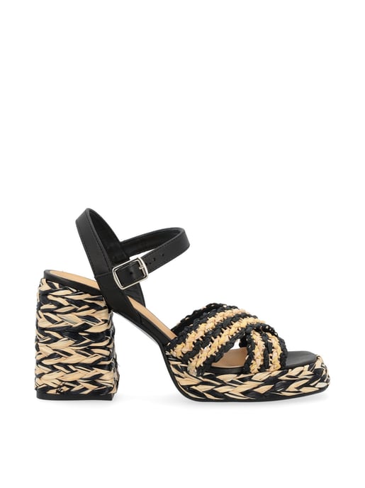 Valeria Rafia Gewebte Sandalen - Image 1