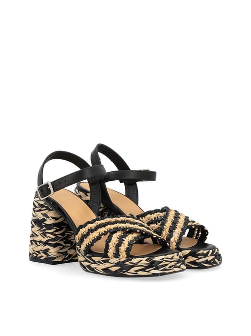 Valeria Rafia Gewebte Sandalen - Image 2