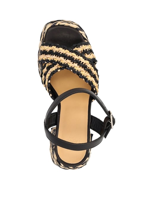 Valeria Rafia Gewebte Sandalen - Image 4