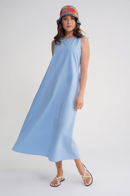 Lässig geschnittenes Maxikleid mit Taschen - Image 2