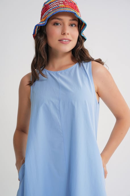 Lässig geschnittenes Maxikleid mit Taschen - Image 3