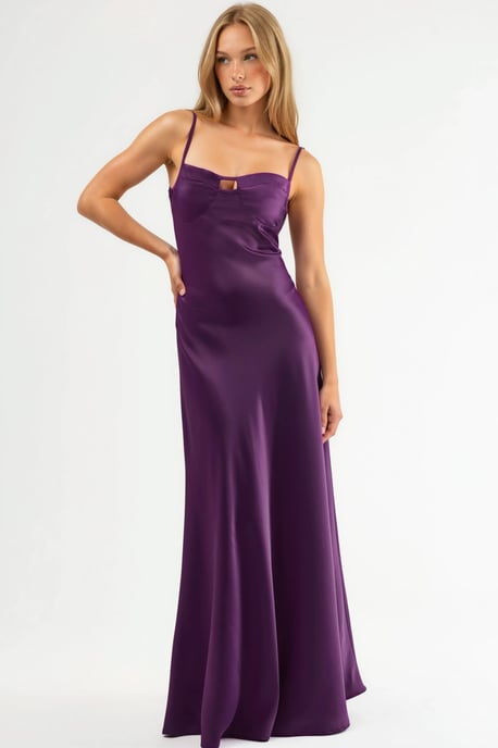 Ausschnitt Maxi-Kleid mit Details - Image 5
