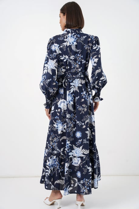 Maxi-Hemdkleid mit Paisleymuster und Gürtel - Image 5